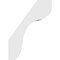 Ekena Millwork 5-in. W x 16-in. D x 22-in. H Stanfield Architectural Grade PVC Knee Brace BRCP05X16X22STA - alternate 2